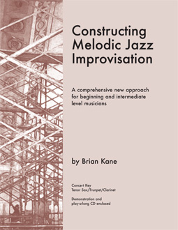 Constructing Melodic Jazz Improvisation book for B Flat