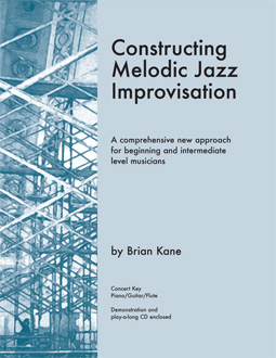 Constructing Melodic Jazz Improvisation book for Concert Key